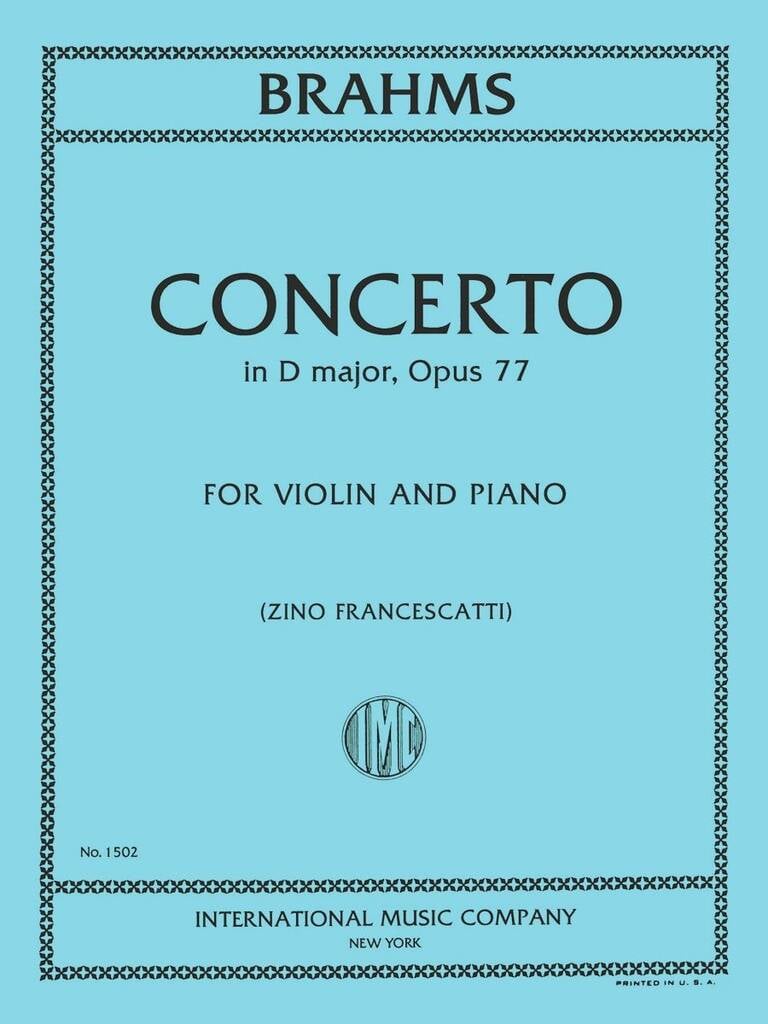 Concerto Re Op. 77 (Francescatti)